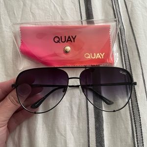 Quay Australia oversized aviator sunglasses